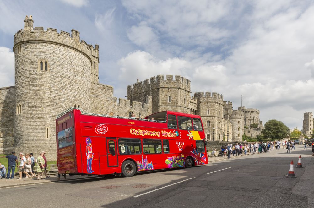 hop on hop off open top bus tour of windsor